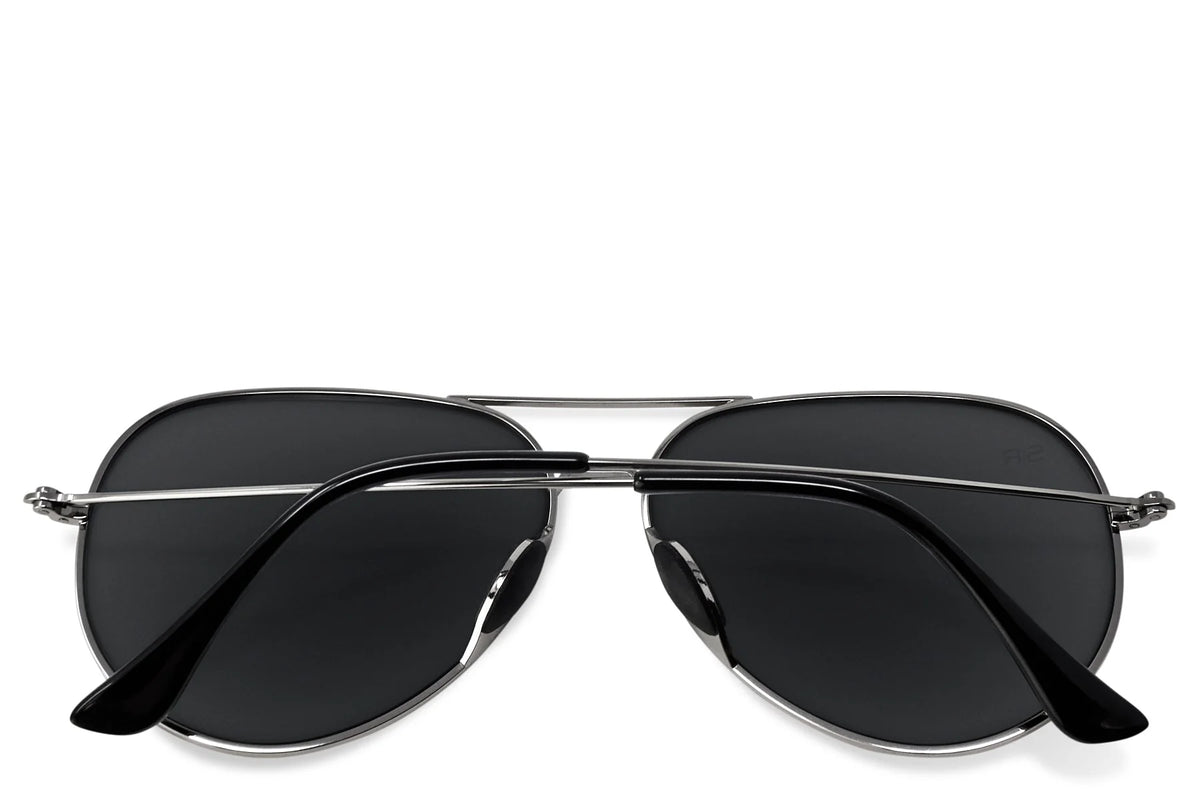 Tangle Free Aviator - Blackout Polarized