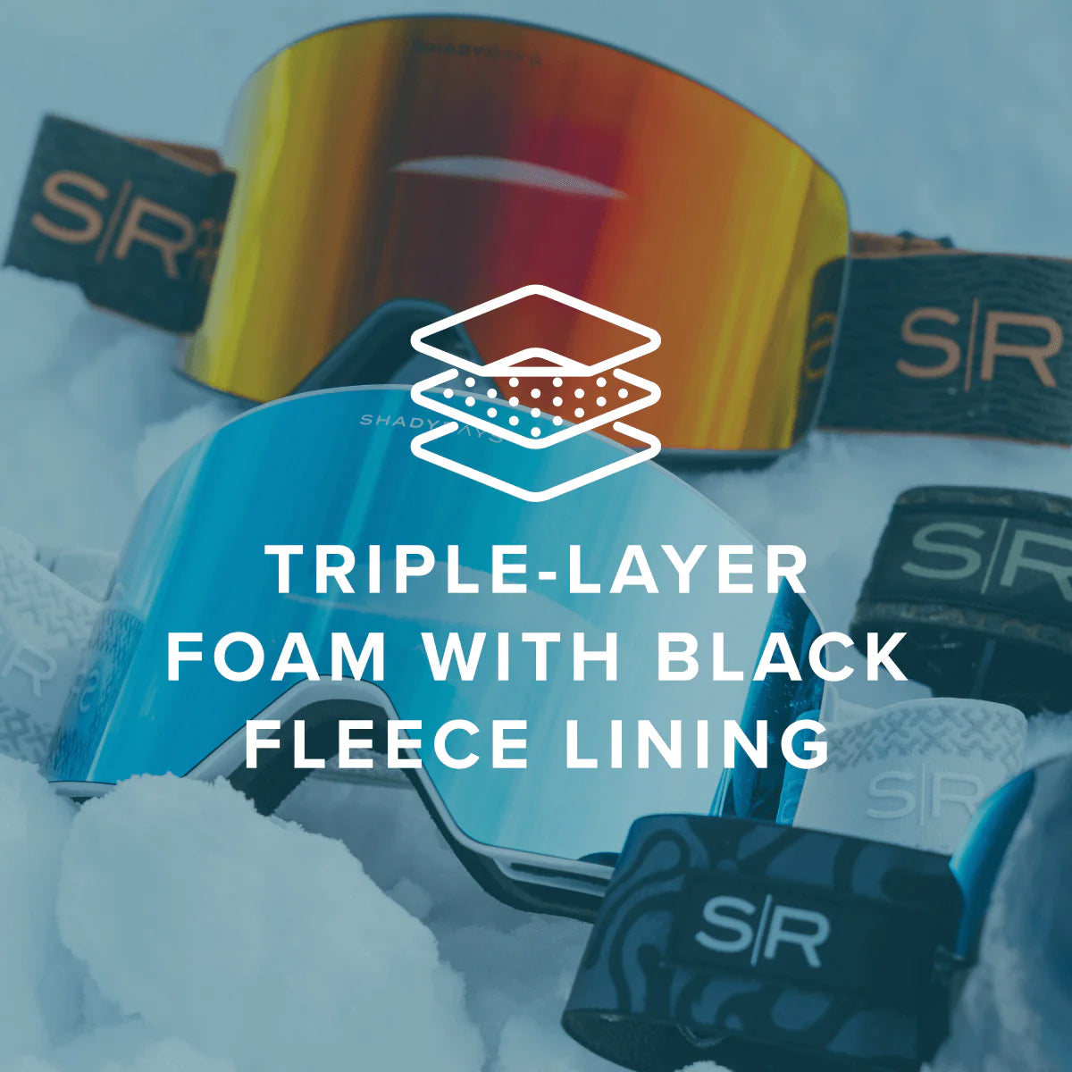 Frontier Snow Goggle - Tectonic Mirage