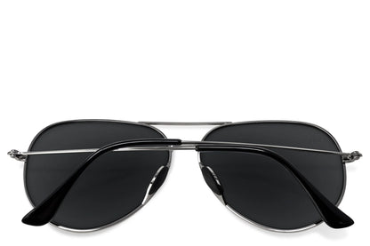 Tangle Free Aviator - Blackout Polarized