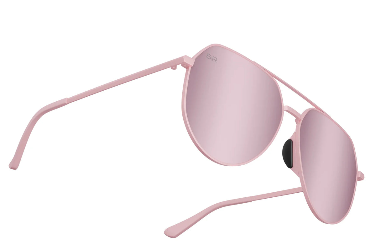 Tangle Free Aviator Hex - Rose Polarized