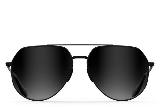 Tangle Free Aviator Hex - Black Fade Polarized