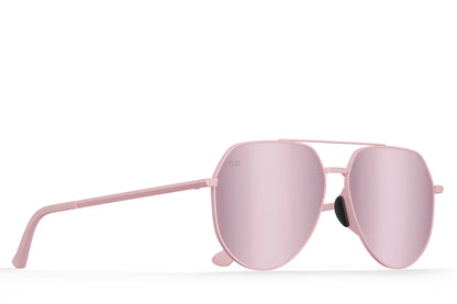 Tangle Free Aviator Hex - Rose Polarized